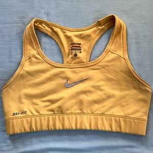Orange Nike Dri-Fit Sports Bra